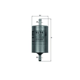 Kuro filtras MAHLE KL 14