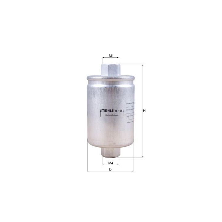 Kuro filtras MAHLE KL 158