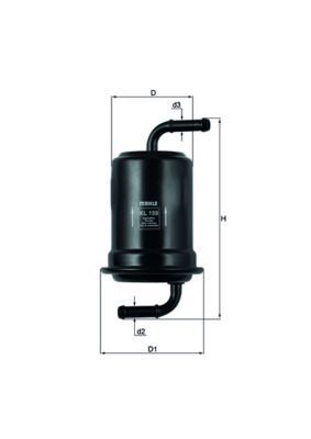 Kuro filtras MAHLE KL 159