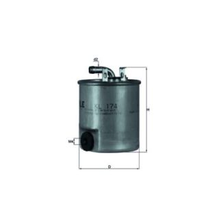 Kuro filtras MAHLE KL 174