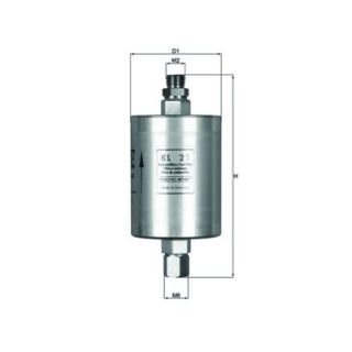 Kuro filtras MAHLE KL 21