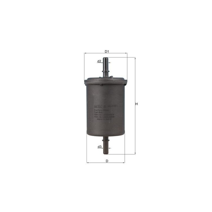 Kuro filtras MAHLE KL 416/1