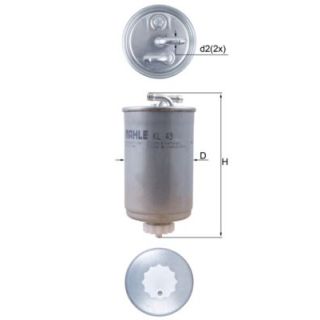 Kuro filtras MAHLE KL 43