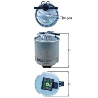 Kuro filtras MAHLE KL 440/39