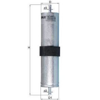 Kuro filtras MAHLE KL 477