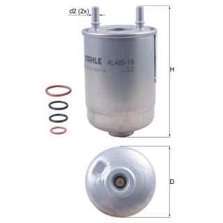 Kuro filtras MAHLE KL 485/19D