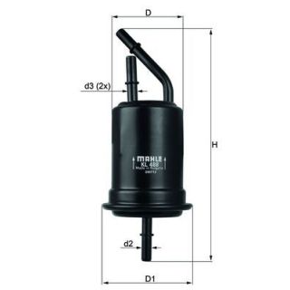 Kuro filtras MAHLE KL 488