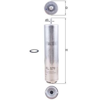 Kuro filtras MAHLE KL 579D