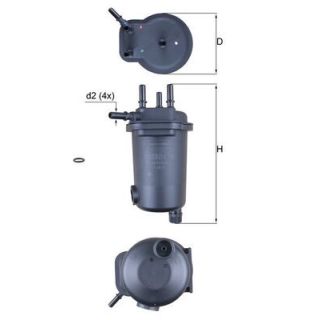 Kuro filtras MAHLE KL 632D