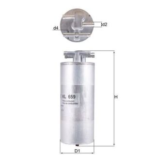 Kuro filtras MAHLE KL 659