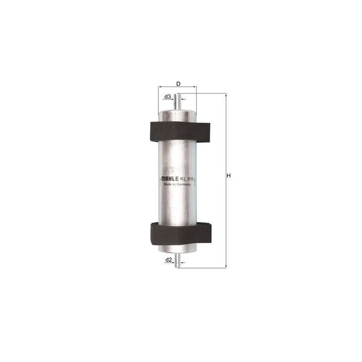 Kuro filtras MAHLE KL 916