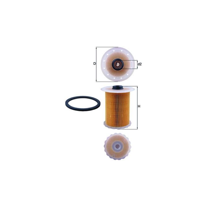 Kuro filtras MAHLE KX 183D