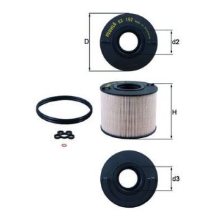 Kuro filtras MAHLE KX 192D