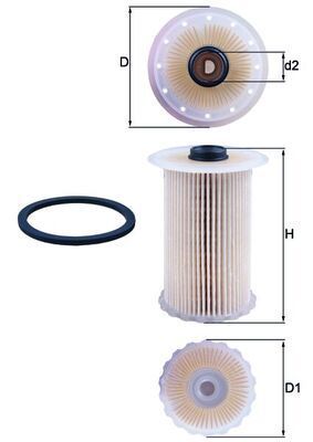 Kuro filtras MAHLE KX 229D