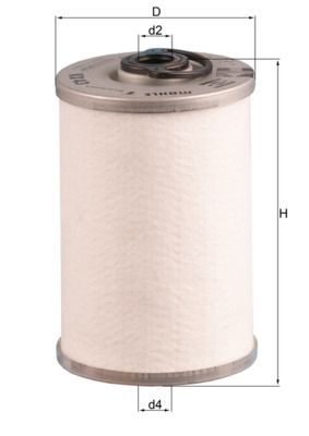 Kuro filtras MAHLE KX 43