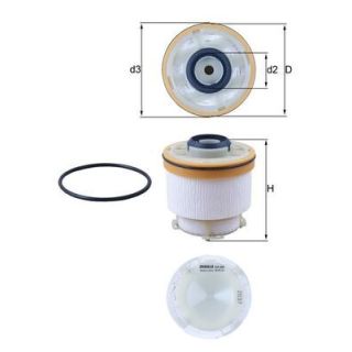 Kuro filtras MAHLE KX 586D