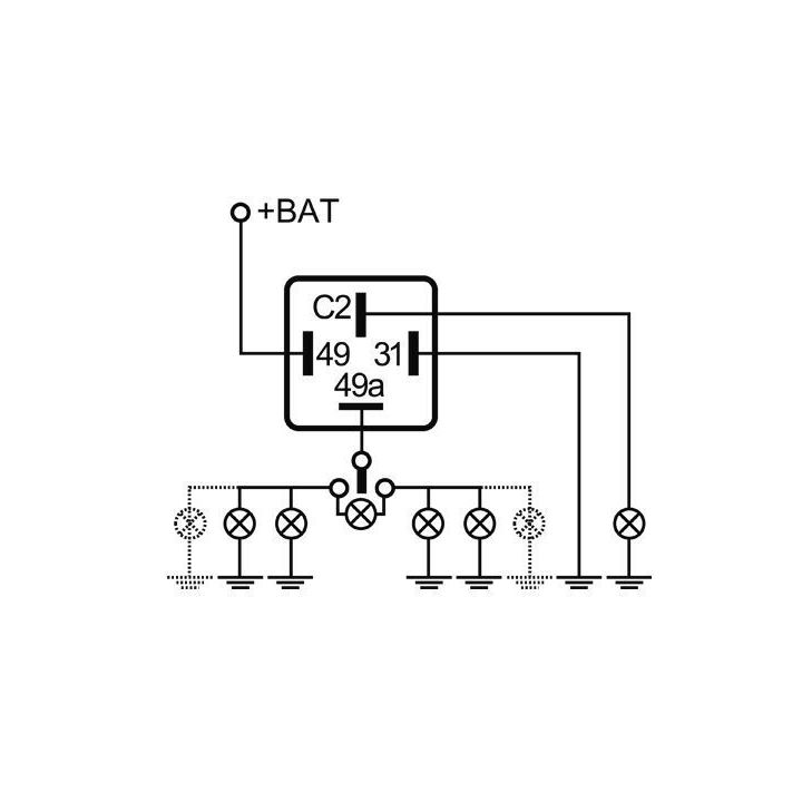 Posūkio rodiklio pertraukiklis MAHLE MFL 23