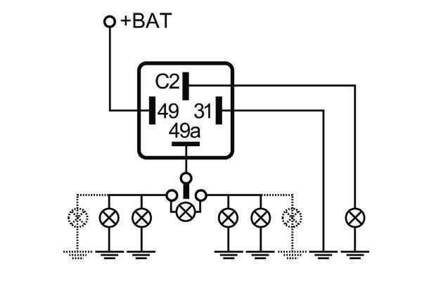 Posūkio rodiklio pertraukiklis MAHLE MFL 23