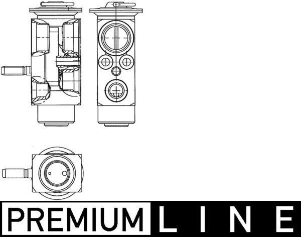 Išsiplėtimo vožtuvas, oro kondicionavimas MAHLE AVE 114 000P