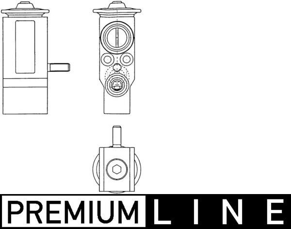 Išsiplėtimo vožtuvas, oro kondicionavimas MAHLE AVE 130 000P