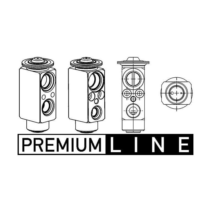 Išsiplėtimo vožtuvas, oro kondicionavimas MAHLE AVE 68 000P