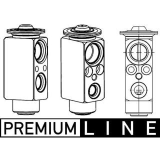 Išsiplėtimo vožtuvas, oro kondicionavimas MAHLE AVE 79 000P