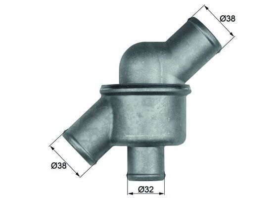 Termostatas, aušinimo skystis MAHLE TH 34 80