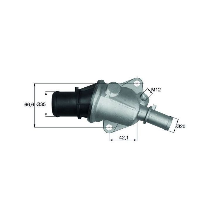 Termostatas, aušinimo skystis MAHLE TI 105 88