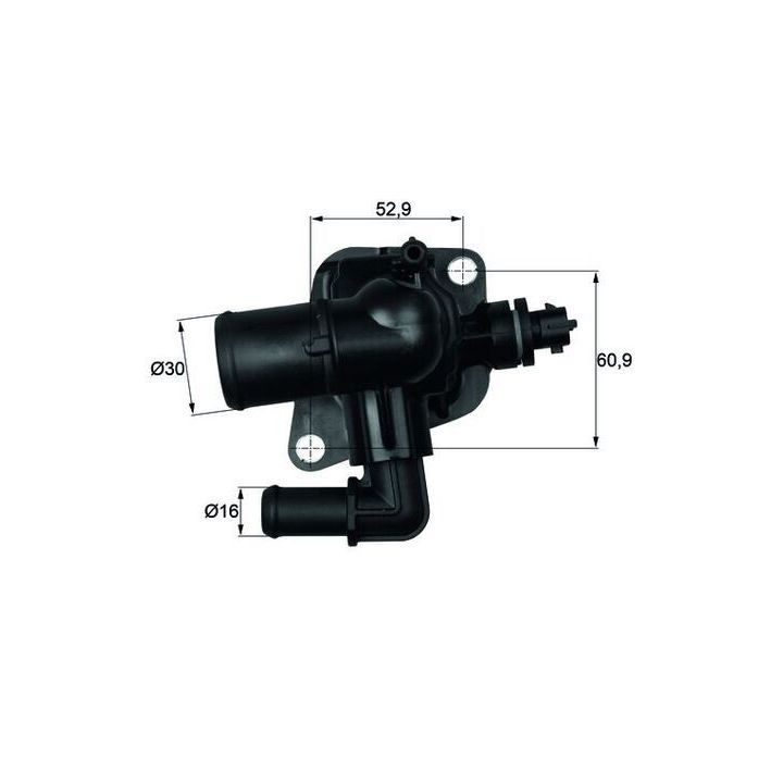 Termostatas, aušinimo skystis MAHLE TI 150 88