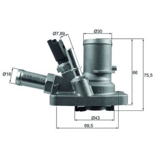 Termostatas, aušinimo skystis MAHLE TI 258 80