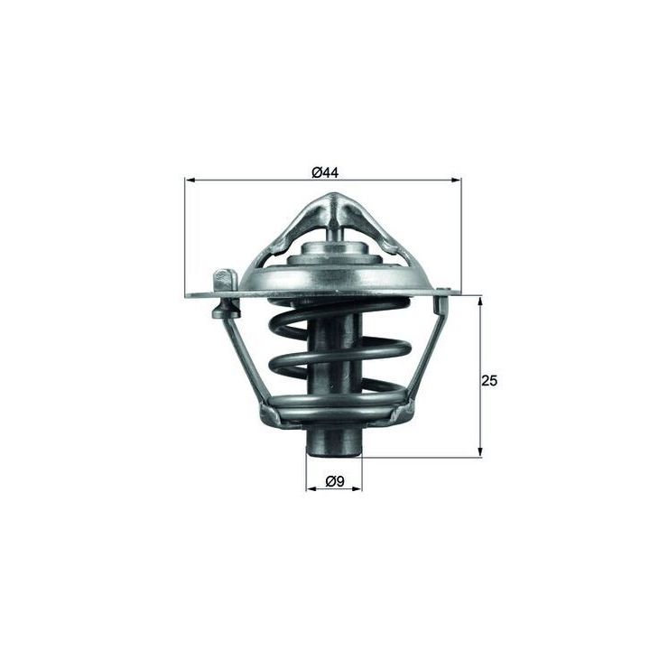 Termostatas, aušinimo skystis MAHLE TX 113 88D