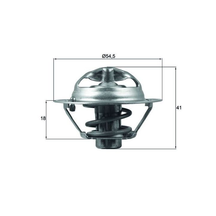 Termostatas, aušinimo skystis MAHLE TX 162 82D