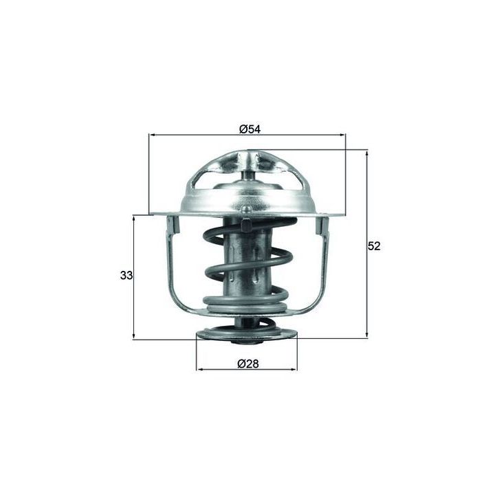 Termostatas, aušinimo skystis MAHLE TX 176 82D