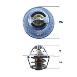 Termostatas, aušinimo skystis MAHLE TX 185 82D