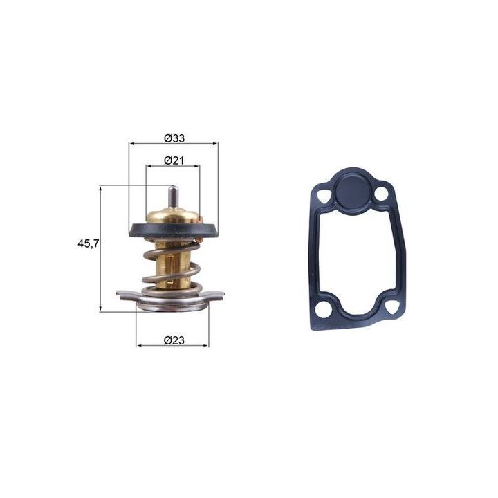 Termostatas, aušinimo skystis MAHLE TX 266 79D