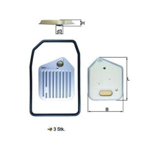 Hidraulinis filtras, automatinė transmisija MAHLE HX 163KIT