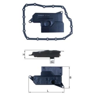 Hidraulinis filtras, automatinė transmisija MAHLE HX 266D