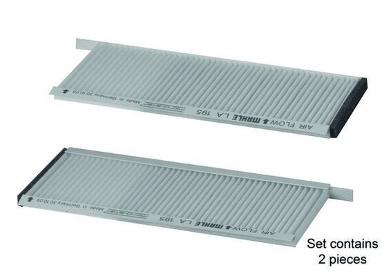 Filtras, salono oras MAHLE LA 195/S