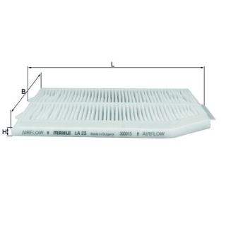 Filtras, salono oras MAHLE LA 23