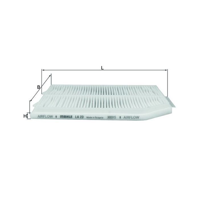 Filtras, salono oras MAHLE LA 23