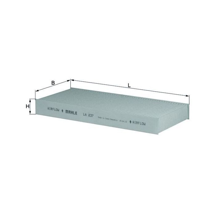 Filtras, salono oras MAHLE LA 237