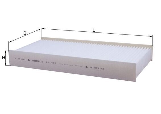 Filtras, salono oras MAHLE LA 410