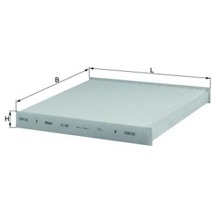 Filtras, salono oras MAHLE LA 430