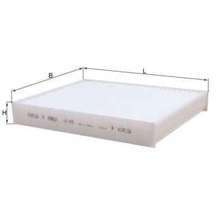 Filtras, salono oras MAHLE LA 472