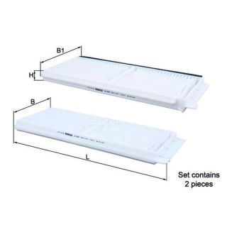 Filtras, salono oras MAHLE LA 483/S