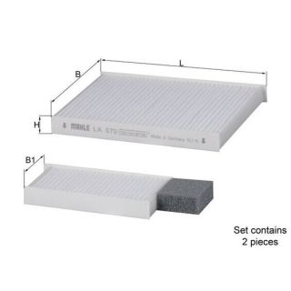 Filtras, salono oras MAHLE LA 570/S