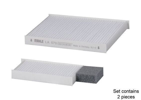 Filtras, salono oras MAHLE LA 570/S
