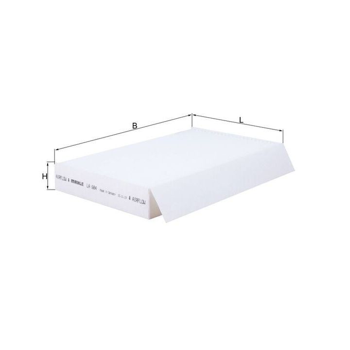 Filtras, salono oras MAHLE LA 684