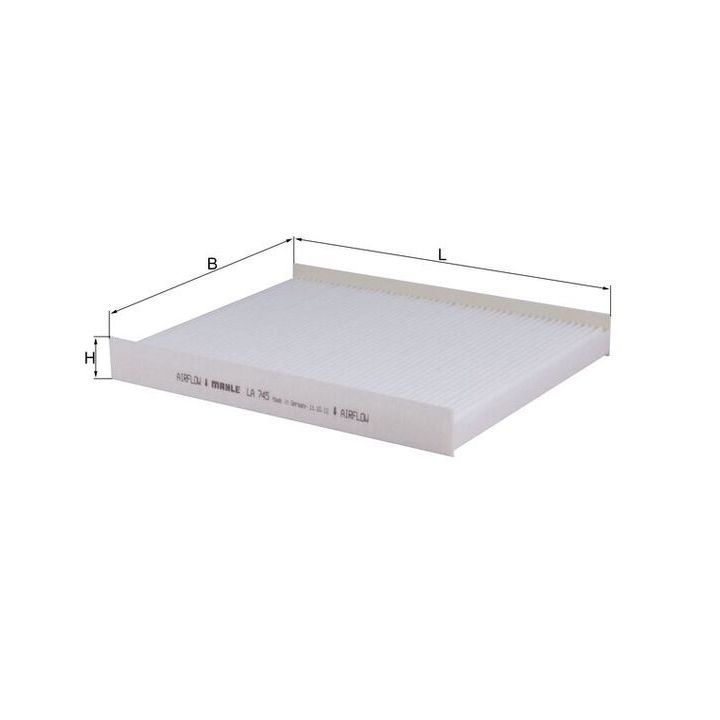 Filtras, salono oras MAHLE LA 745