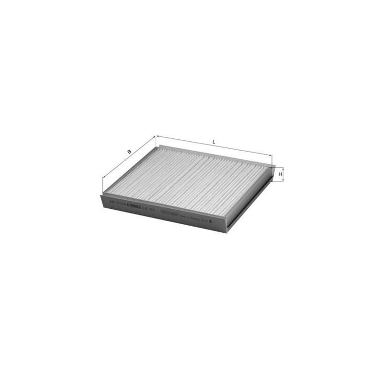 Filtras, salono oras MAHLE LA 84